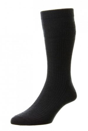 HJ Hall Extra Wide Wool Softop Sock