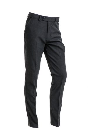 Hunter Boys Slim Fit Grey School Trousers – Secondary School Uniform Pants