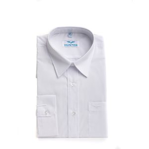 Hunter white school shirt