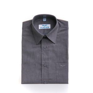 Hunter Grey School Shirt (Slim Fit)