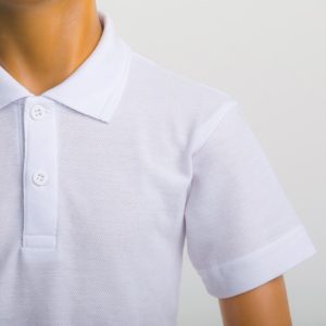 Hunter School Polo Shirt (White)