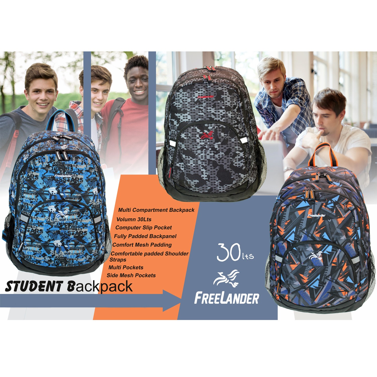 freelander school bags