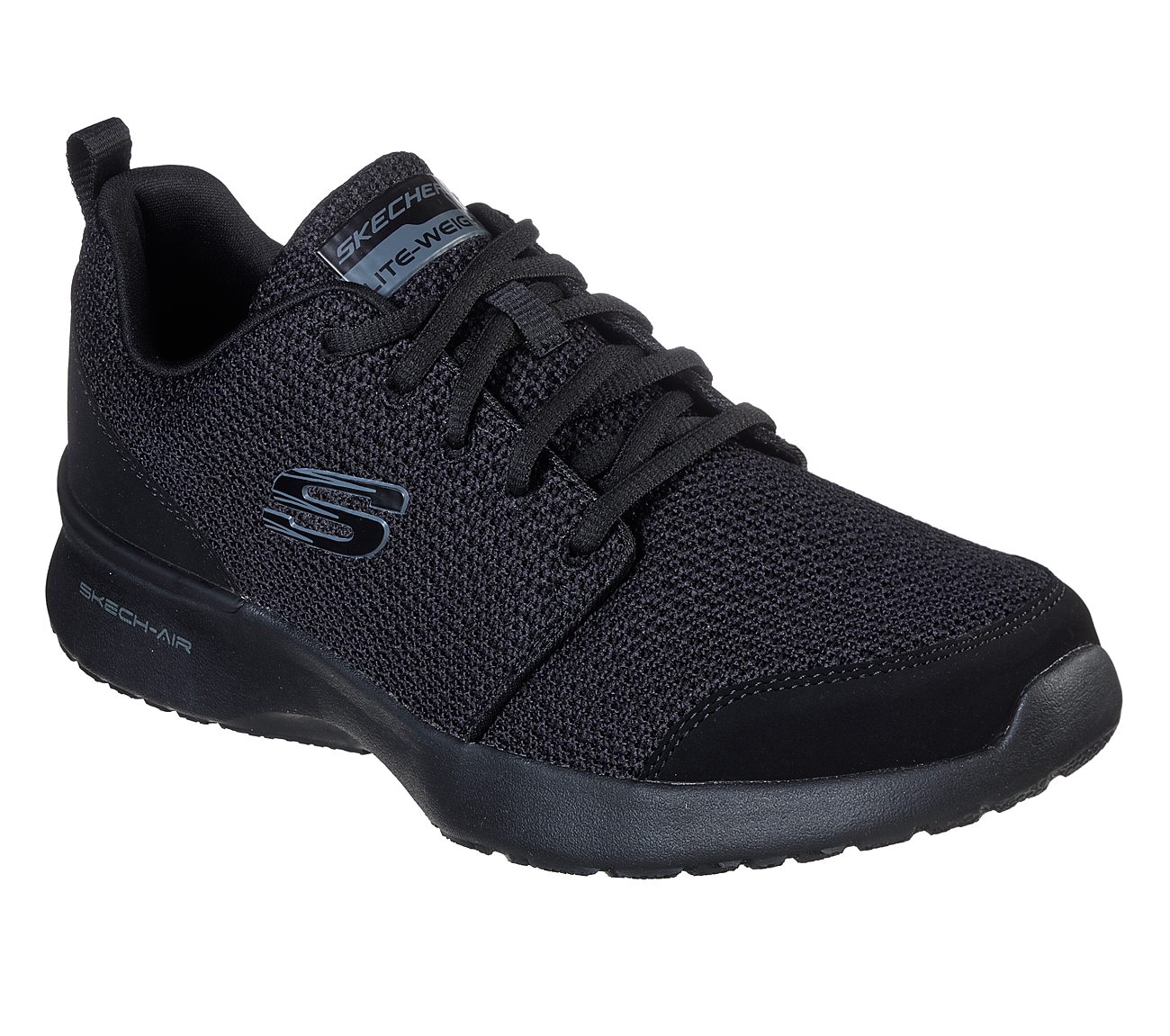 plain black velcro trainers