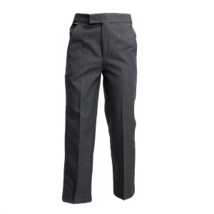 Boys Grey Hunter School Trouser (Regular Fit)