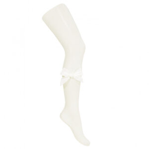 Condor Cream Velvet Bow Tight