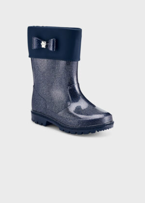 Girls bow wellies best sale