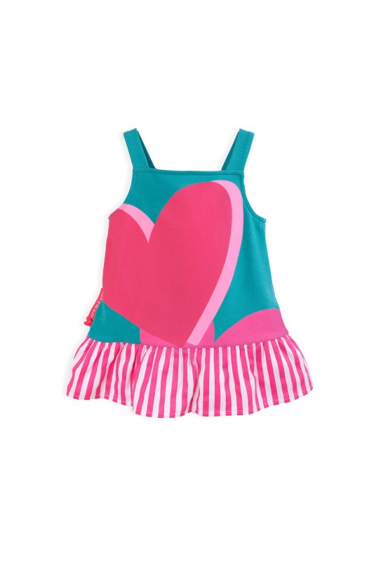 Agata Ruiz Striped heart dress Kidswear Durkins Longford