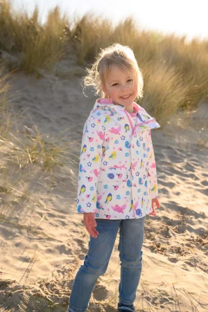 Lighthouse Heidi Bird Print Waterproof Coat