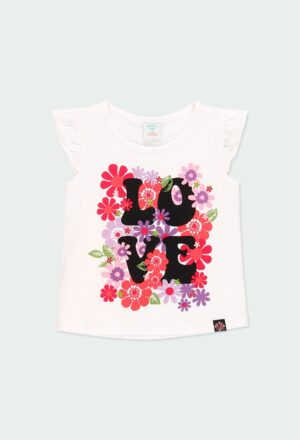 Boboli Floral Love Tee Set