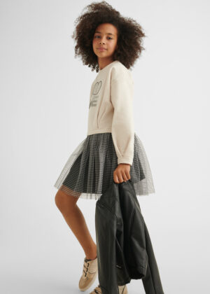 Mayoral Jumper Tulle Dress