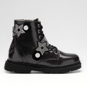 Lelli Kelly Stella Glitter Boot Black