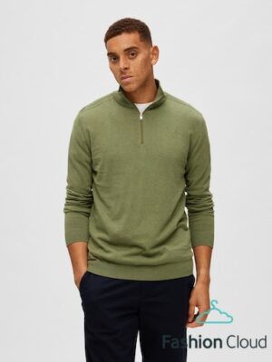 Selected Homme SLH Berg 1/4 Zip Knit