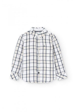 Boboli Linen Check Shirt