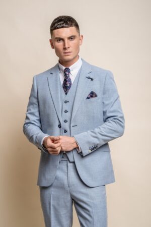 Cavani Miami Slim Sky Blue Blazer