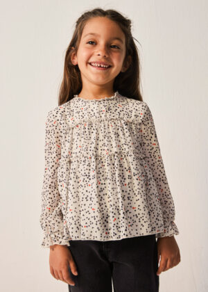 Mayoral Print Blouse