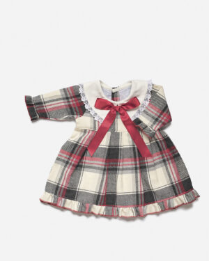 Juliana Red Tartan Dress