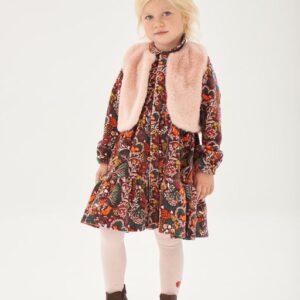 Boboli Cord Dress and Tight Set (Age 4)