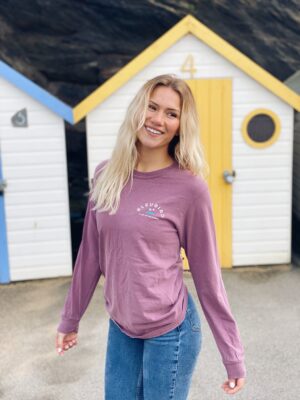 Bleubird Unisex Long Sleeve Tee (Berry)
