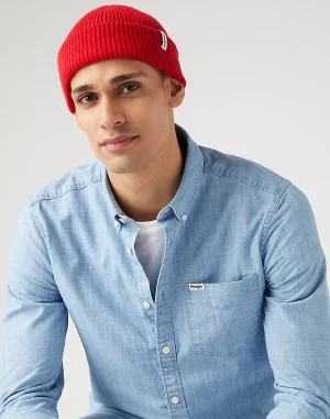 Wrangler Sign Off Beanie Red