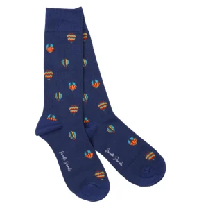 Swole Panda Bamboo Hot Air Balloon Socks