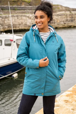 Lighthouse Eva Long Jacket (Peacock)