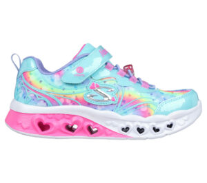 Skechers Flutter Heart Lights - Groovy Swirl Trainer