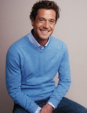 Vedoneire Wool Mix V-Neck Jumper