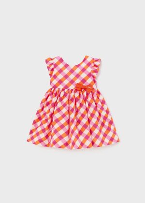 Mayoral Check Printed Summer Dress