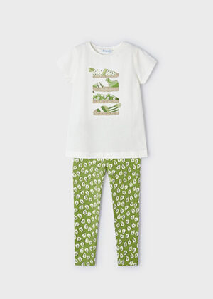 Mayoral Leaf Legging Set