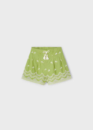 Mayoral Skort with Embroidery Anglaise Detail
