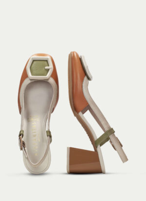 Hispanitas Malta Colour Block Slingback Shoe