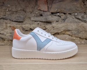 Victoria Celeste Retro Trainer