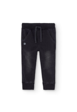 Boboli Fleece Denim Trousers