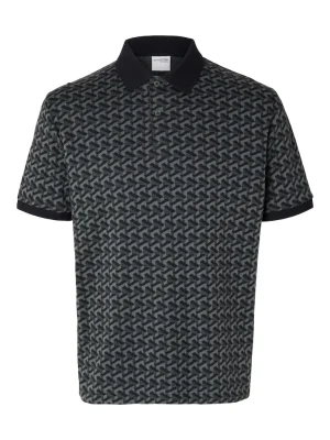 Selected Jay Jacquard Polo