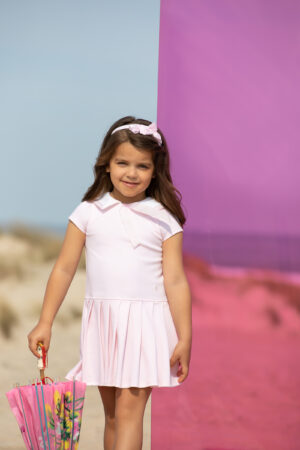 Patachou Pink Sailor Collar Dress