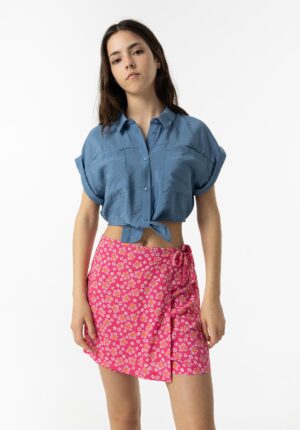 Tiffosi Prato-1 Short Sleeve Blouse