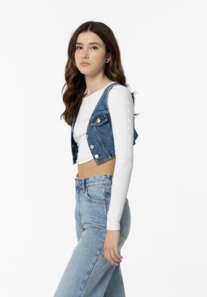 Tiffosi Trixie Crop Waistcoat