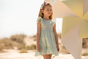 Patachou Soft Green Baby Girl Dress