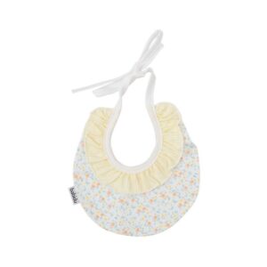 Babidu Orange Floral Bib