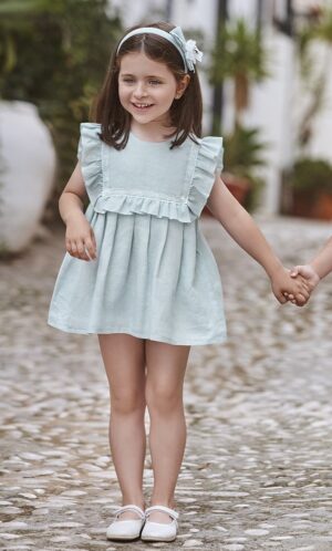 Juliana Lace Bib Dress