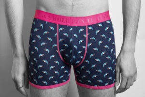 Swole Panda Shark Bamboo Boxers