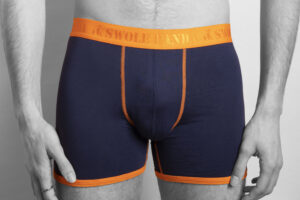 Swole Panda Navy/Orange Boxers