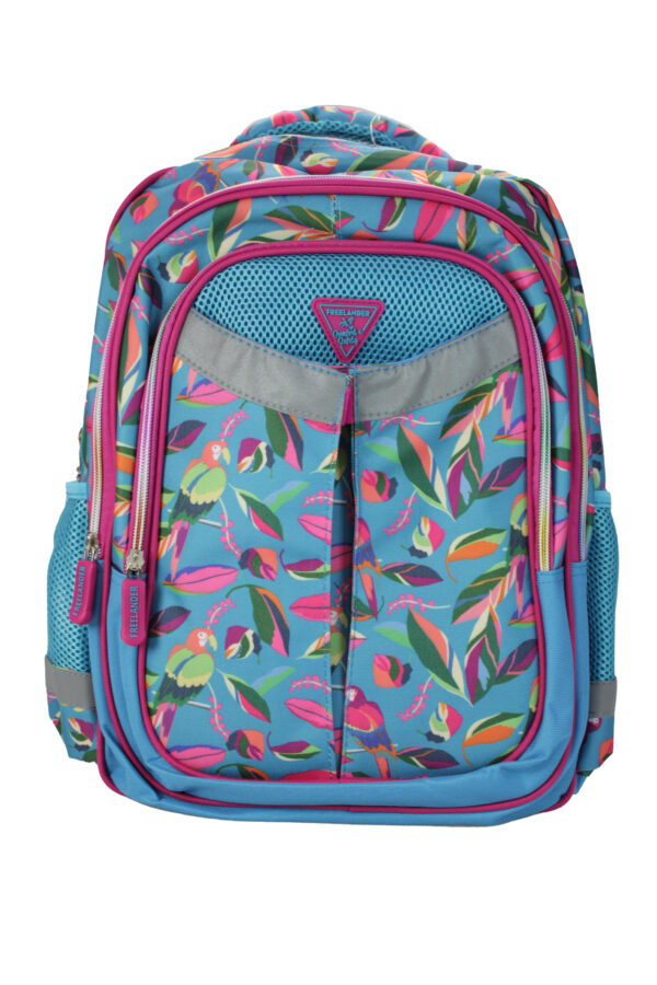 freelander schoolbag in tripical pattern