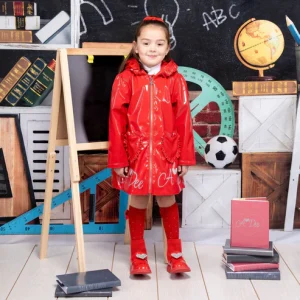 A. Dee Blair Heart Raincoat