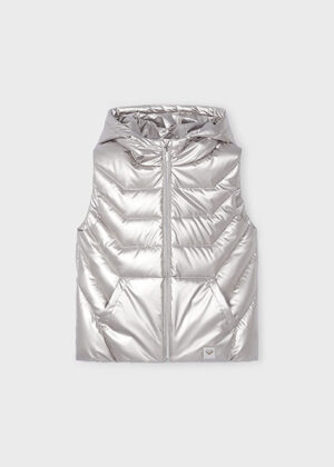 Mayoral Silver Padded Gilet
