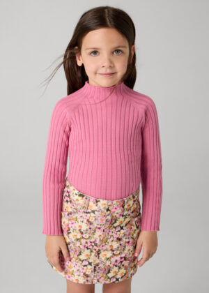 Mayoral Floral Cord Skirt