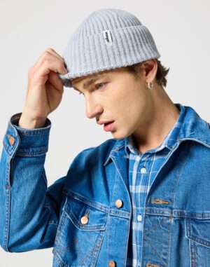 Wrangler Pearl Blue Sign Off Beanie