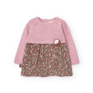 Boboli Knit Dress with Tights