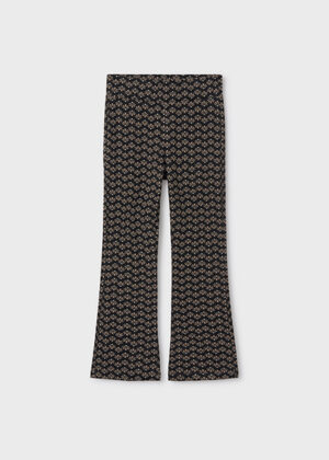 Mayoral Girl's Jacquard Flared Leggings