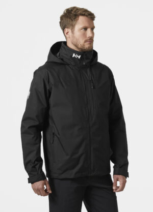 Helly Hansen Black Crew Hooded Midlayer Jacket 2.0